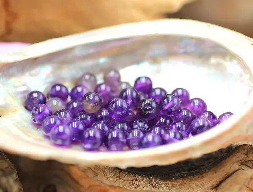 Perle 6mm en Améthyste