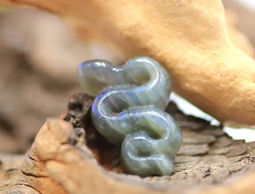 Serpent en Labradorite
