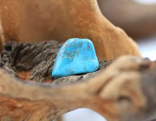 Turquoise roulée
