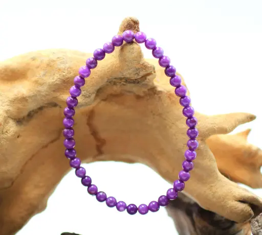 Bracelet en perles 4mm en Phosphosidérite